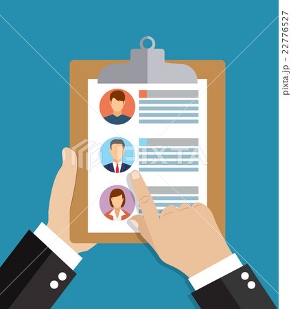 Human resources, employment, team management flat 22776527