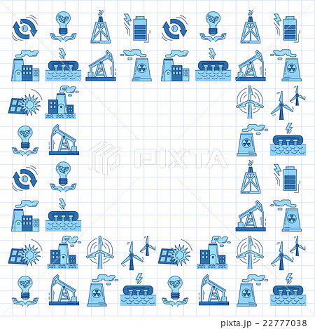 Energy Ecology and Pollution Vector set of icons 22777038