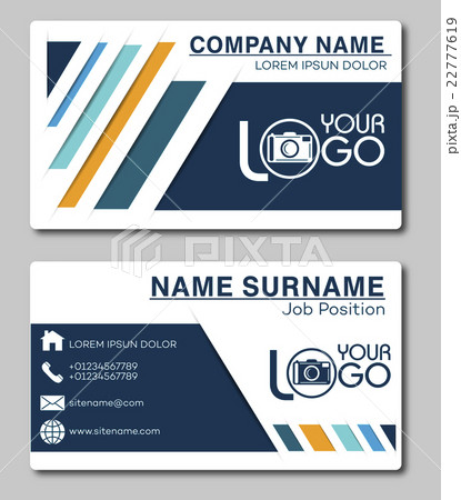 Business card template. Business card template. 22777619
