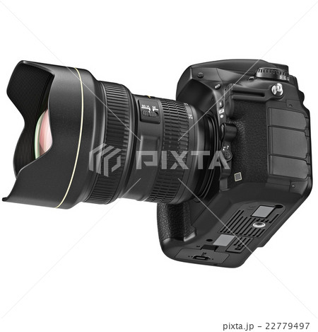DSLR photo camera, zoom lens 22779497
