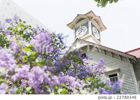 札幌時計台（+ライラック） 22780346