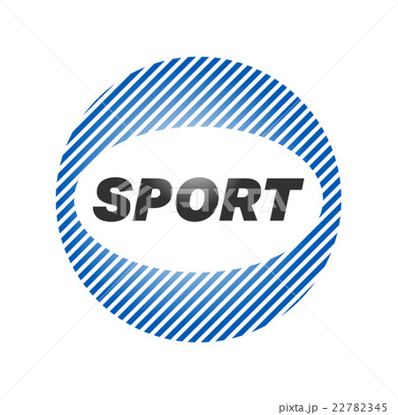 Abstract round sport logo 22782345