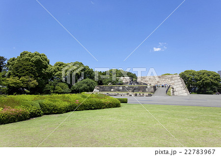 皇居東御苑の広場 22783967