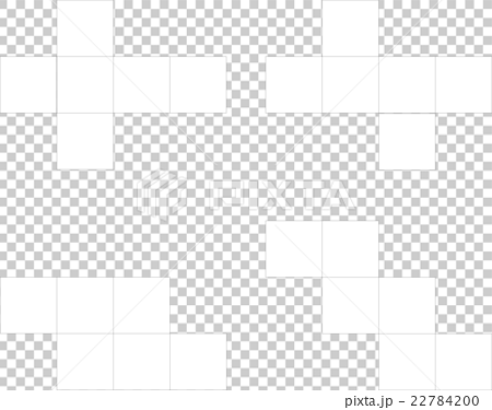 立方体 展開図のイラスト素材 22784200 Pixta