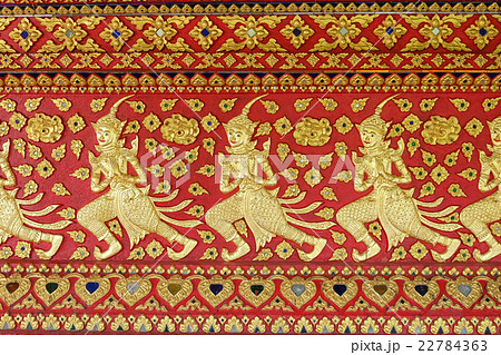 art of thai sculpture in Wat Suan Dok 22784363