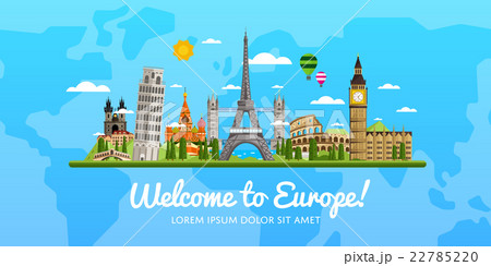 Travel and tourism vector illustration. Travel and tourism vector illustration. 22785220