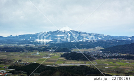 冬の大山　西側 22786263