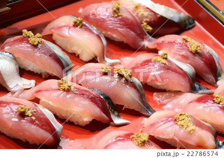 唐戸市場の寿司（さば） 22786574