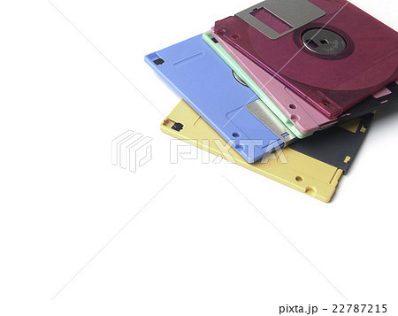 colorful floppy disk isolated on white background 22787215