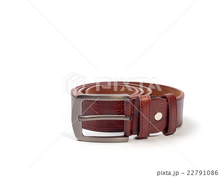 Brown leather belt 22791086