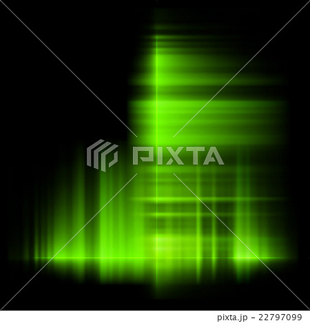 Green northern lights, aurora borealis. EPS 10 22797099
