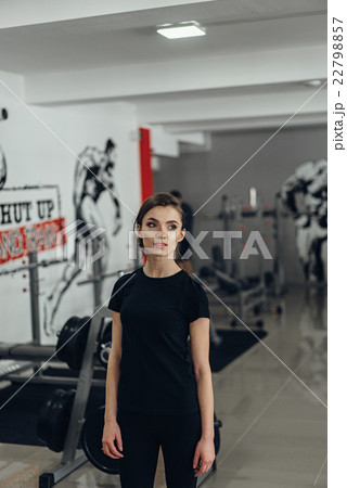 Sexy girl in the gym 22798857