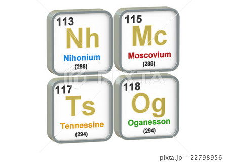 Nihonium, Moscovium, Tennessine, Oganesson Nihonium, Moscovium, Tennessine, Oganesson 22798956
