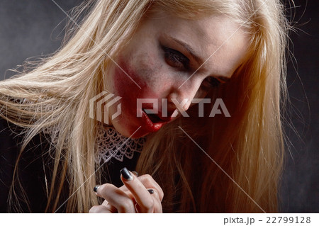 sad pensive girl 22799128