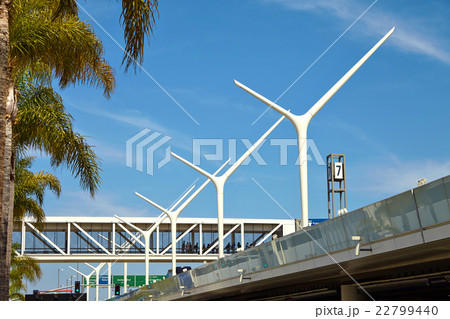 Beautiful columns at LAX airport Los Angeles Beautiful columns at LAX airport Los Angeles 22799440