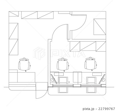 Standard furniture symbols used in architecture Standard furniture symbols used in architecture 22799767