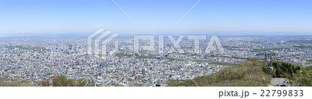札幌もいわ山山頂からの眺め（パノラマ） 22799833
