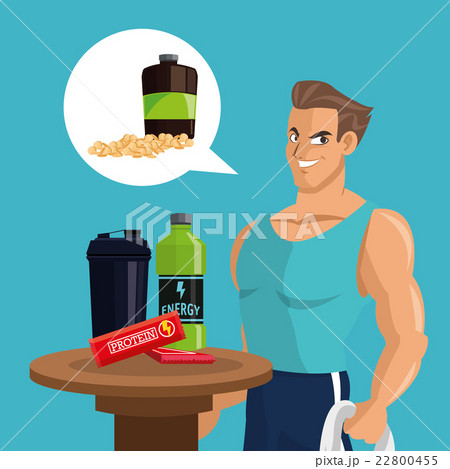 Icon of Protein Supplement design, vector Icon of Protein Supplement design, vector 22800455