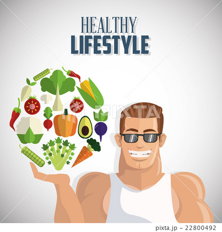 Icon of Healthy Lifestyle design, vector Icon of Healthy Lifestyle design, vector 22800492