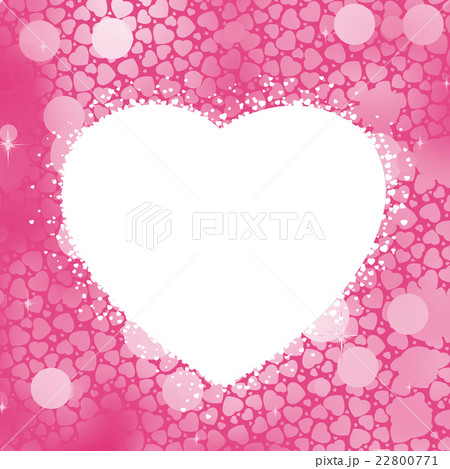 Pastel Heart bokeh frame with copy space. EPS 8 22800771