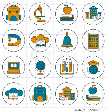 School and education vector icons 22800839