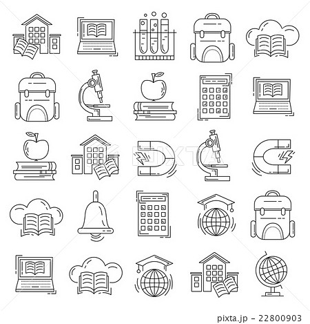 School and education vector icons School and education vector icons 22800903