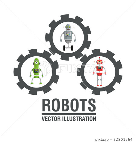 Robot design. Technology concept. humanoid icon 22801564
