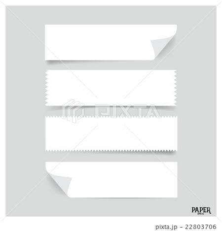 Collection of vector note papers, ready for your message. Collection of vector note papers, ready for your message. 22803706