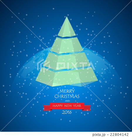 Christmas greeting car and Happy new year message 22804142