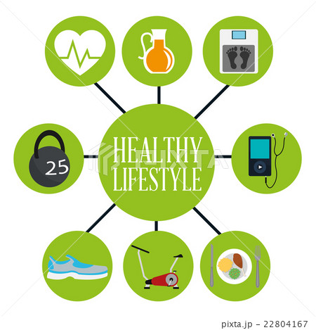 Healthy lifestyle design. bodycare icon.  Colorful Healthy lifestyle design. bodycare icon.  Colorful 22804167