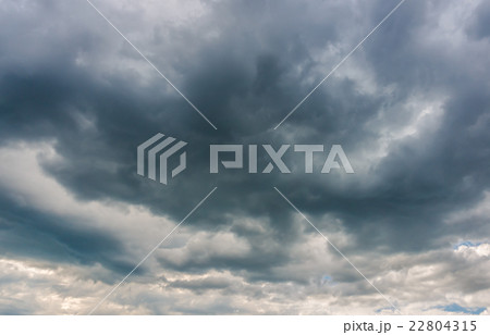 Dark clouds before storm . 22804315
