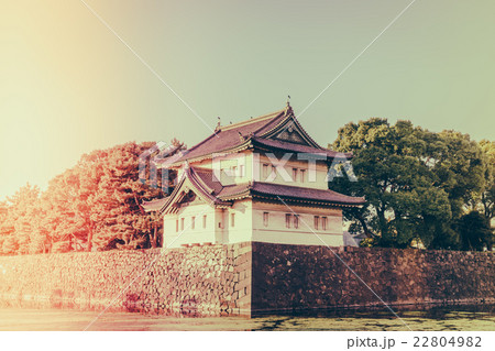 Beautiful Imperial Palace in Tokyo, japan ( Filtered image processed vintage effect. ) Beautiful Imperial Palace in Tokyo, japan ( Filtered image processed vintage effect. ) 22804982