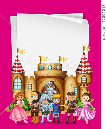 Paper design with characters from fairytales - Stock Illustration  [22805018] - PIXTA