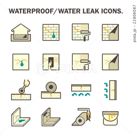 Waterproofing vector icon 22806087