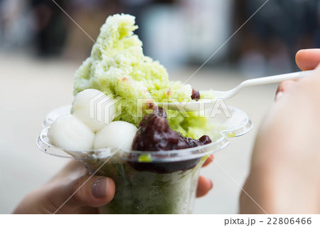 かき氷 抹茶 宇治金時 22806466