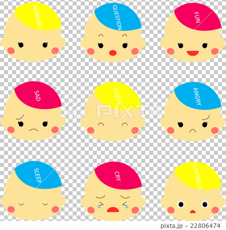 赤ちゃん　いろいろな表情 22806474