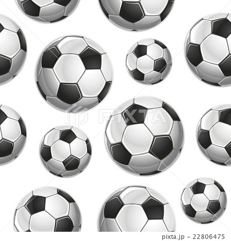 Soccer Balls Seamless pattern. Vector illustration 22806475