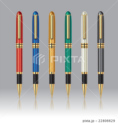 Color pens Vector illustration. 22806629