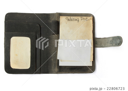 Old Notebook isolated on white. 22806723