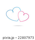 heart line art logo vector illustration 22807973