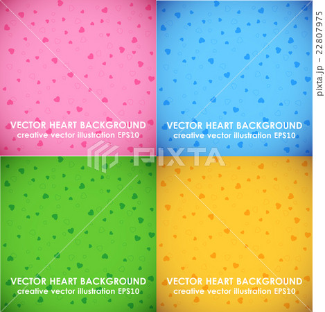 vector pattern set with hand drawn hearts 22807975