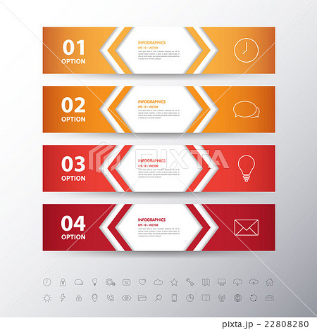 Design flat shadow step number banners /graphic Design flat shadow step number banners /graphic 22808280