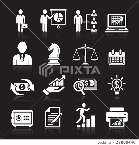 Business icons, management and human resources. Business icons, management and human resources. 22808440