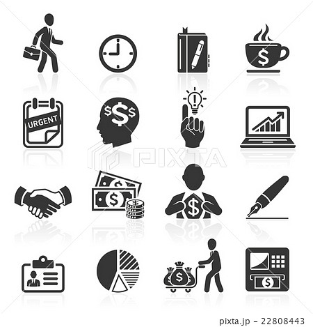 Business icons, management and human resources. Business icons, management and human resources. 22808443