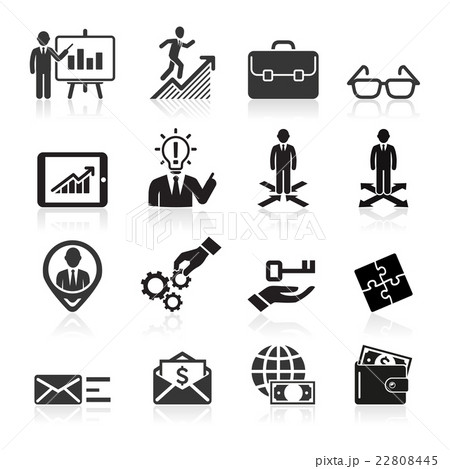 Business icons, management and human resources. 22808445