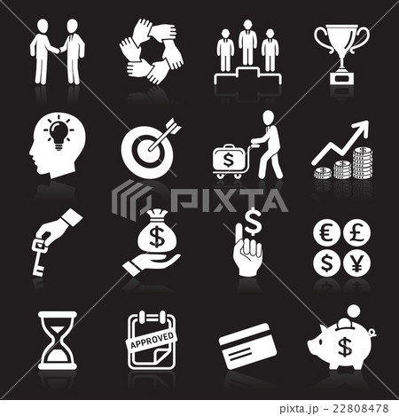 Business icons, management and human resources. 22808478