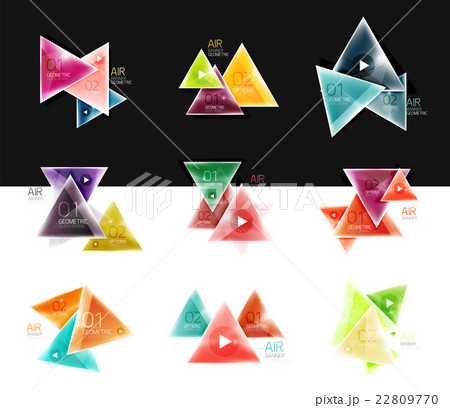 Air triangle abstract background Air triangle abstract background 22809770