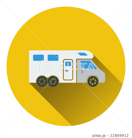 Icon of camping family caravan car Icon of camping family caravan car 22809912