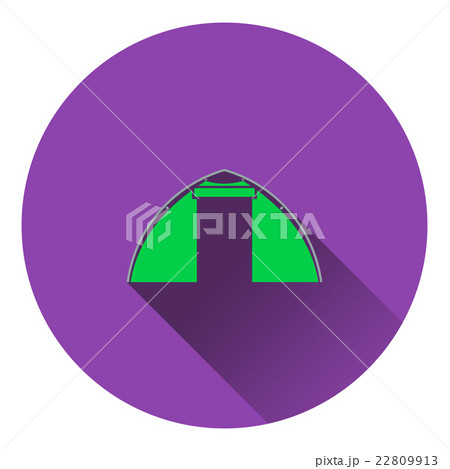 Icon of touristic tent Icon of touristic tent 22809913