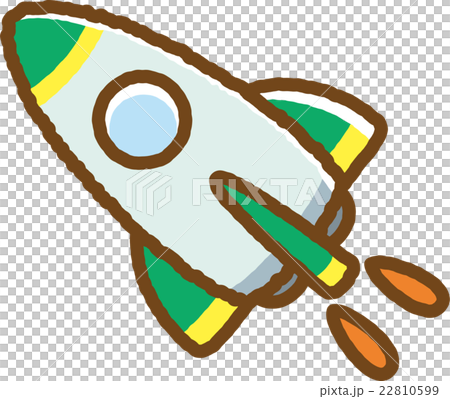 ロケット（緑） 22810599
